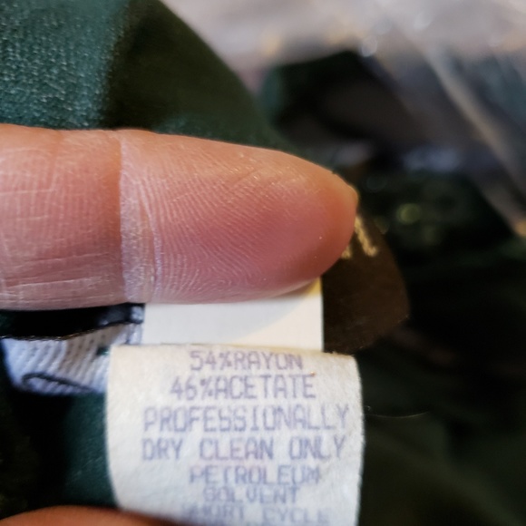 Hunter green halter floor length gown - Picture 7 of 7